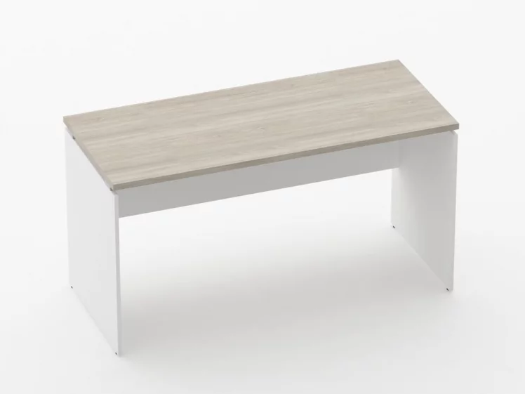 Стол прямой Deka ЛДСП каркас 75.06.14 Дуб Сантана светлый/Белый_0