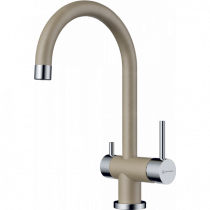 Смеситель Омоикири Йамадэ-Ч Латунь/Гранит/Шампань / Omoikiri Yamada-Ch_0