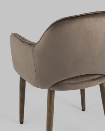 Стул Венера Хани велюр Коричневый_7