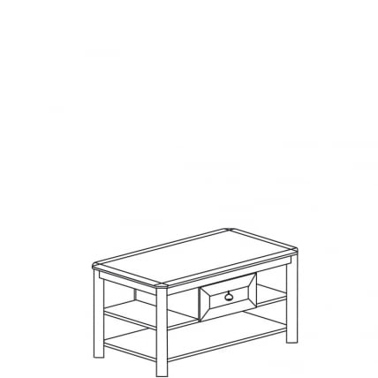 Стол журнальный  Инна 623 Денвер темный_1