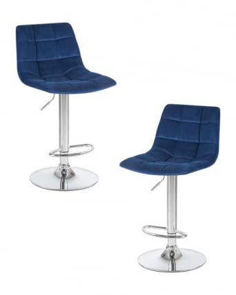 Стул барный ДОБРИН ТАИЛОР (синий велюр (МДЖ9-117)) 2 шт / DOBRIN TAILOR (MJ9-117))_0