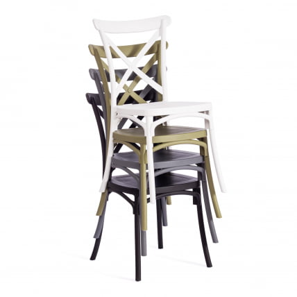 Стул CROSS (mod. PL24) пластик, 48 х 58 х 89 см, Green (зеленый) 33513_9