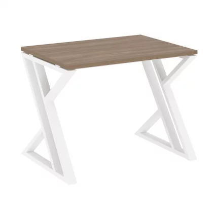 Стол рабочий LOFT VR.L-SRZ-1.7 Металл белый Дуб Аризона_0