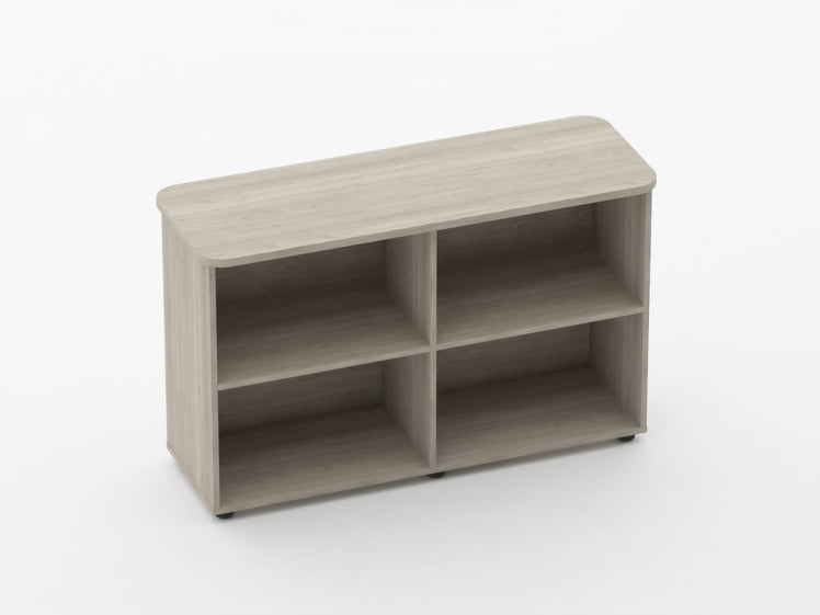 Тумба приставная к столу Glassy 3.18.102 Дуб сантана светлый_1