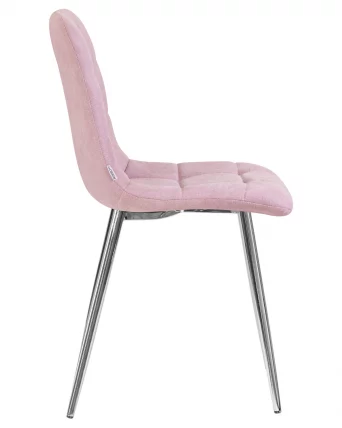 Стул обеденный DOBRIN ALEX хром ножки Сиреневая ткань UF860-04B_2