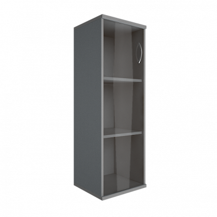 Шкаф средний узкий левый Riva А.СУ-2.4 Л Серый_0