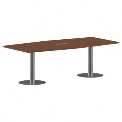 Конференц-стол на 6-8 человек IMAGO ПРГ-4 Орех Французский-алюминий_0