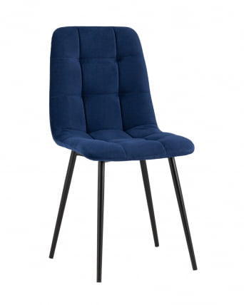 Стул Oliver велюр Темно-синий_0