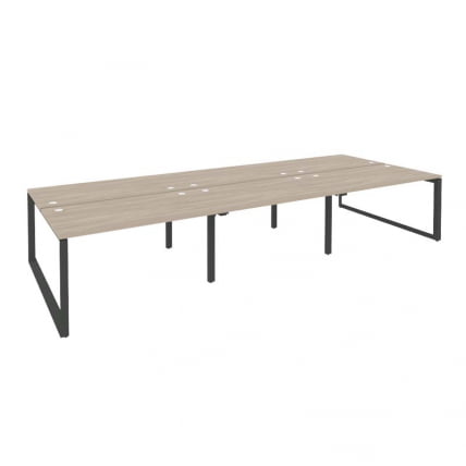 Рабочая станция на О-образном м/к ONIX O.MO-D.RS-6.3.8 Дуб Аттик/Антрацит_0