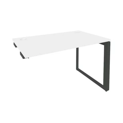 Стол-приставка на О-образном м/к к опорным элементам ONIX O.MO-SPR-2.7 Белый Бриллиант/Антрацит_0