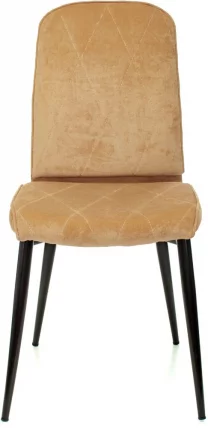 Стулья для кухни Бюрократ KF-3 горчичный Velvet 73 2 шт._2
