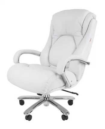 Кресло руководителя Chairman 402 кожа Белый_0