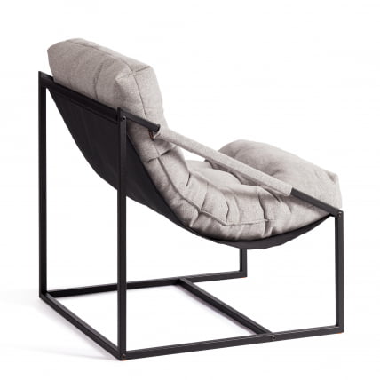 Кресло Charli / Чарли без подлокотника рогожка, серо-бежевый, 3M 16/2, 70х70х84 см_4