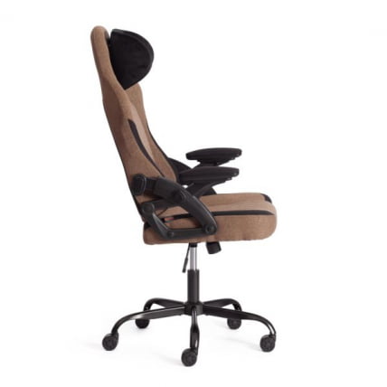 Кресло iWolf ткань, черный/коричневый_7