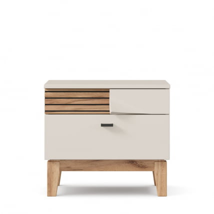 Тумба прикроватная правая Нильс ЛД 423.030.000 Кашемир/Дуб Тортуга_4