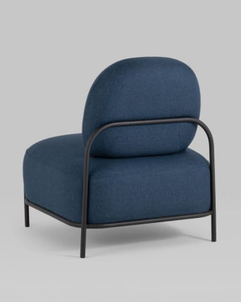 Кресло Стоун 1 рогожка Синий_1