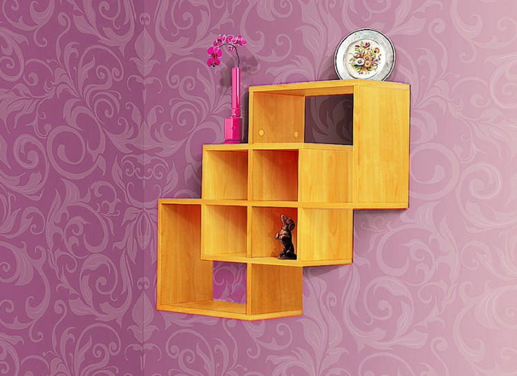 Полка для книг - 4 (Вишня Оксфорд)_0