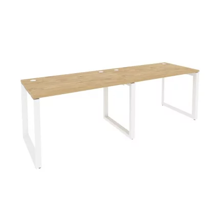 Рабочая станция на О-образном м/к ONIX O.MO-RS-2.2.7 Тиквуд Светлый/Белый_0