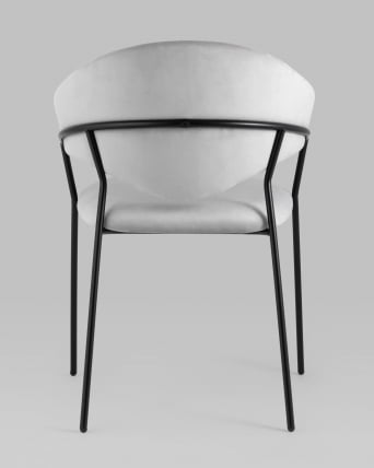 Стул Алексис велюр Серый_4