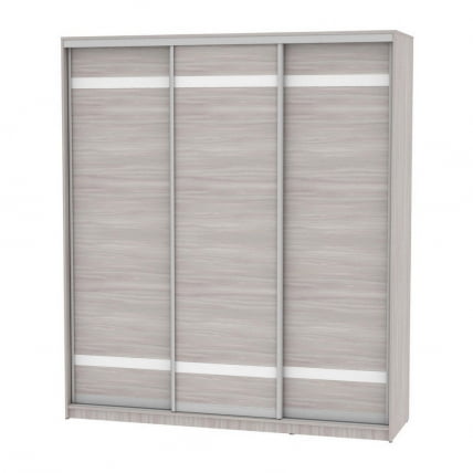 Шкаф-купе B-220х200х60-1(ЯШС-D9D9D9)_0