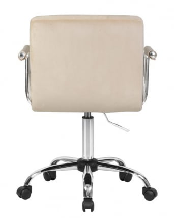 Офисное кресло для персонала DOBRIN TERRY (бежевый велюр (MJ9-10)) 2 шт_5