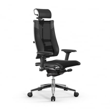 Кресло руководителя METTA Y 4DT B2-15D Комплект 1 Черное_0