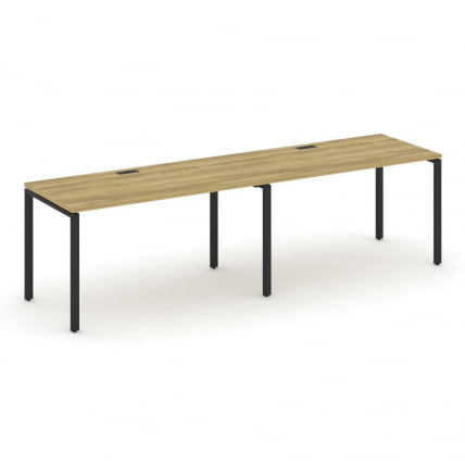 Рабочая станция на 2 места CONCEPT CN.ORS-003 Дуб Винченцо Черный_0