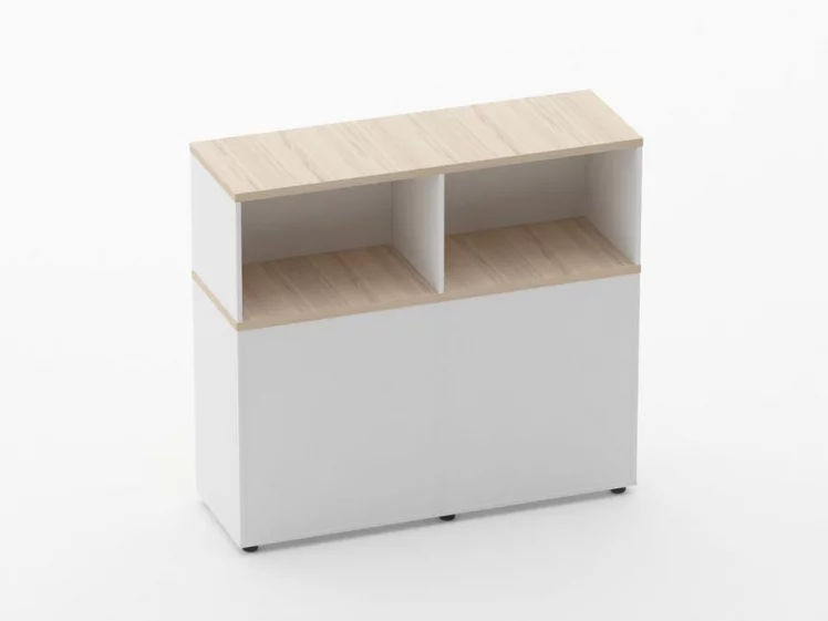 Тумба комбинированная высокая для рабочего модуля Deka 9.04.125 Туя/Белый_2