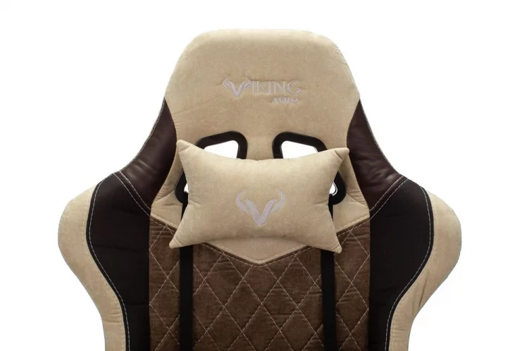 Кресло игровое Бюрократ VIKING 7 KNIGHT BR FABRIC Коричневый_6