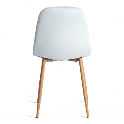 Стул BREEZE (mod. 4724) Велюр/металл , 44 х 53 х 87 см, Aquamarine (аквамарин) HLR16 / натуральный_3