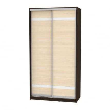 Шкаф-купе B-230х120х60-2(Венге-ДМ-D9D9)_0