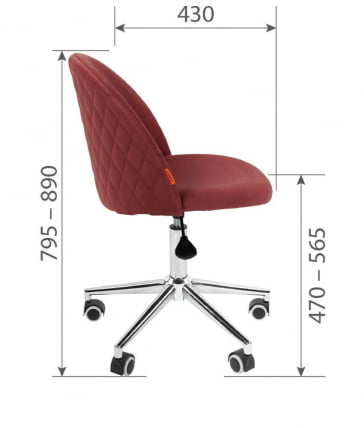 Компьютерное кресло CHAIRMAN HOME 118 Голубой_4