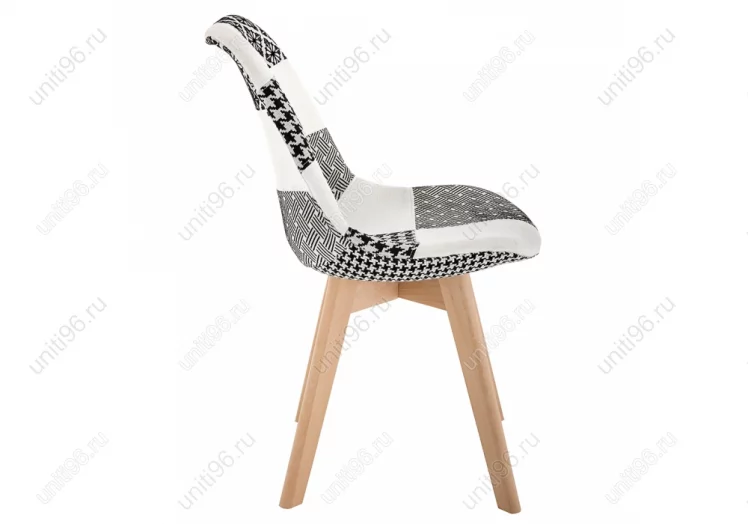 Стул деревянный Милле Черно-белое / Mille_1