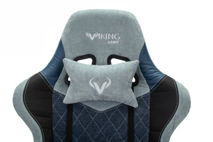 Кресло игровое Бюрократ VIKING 7 KNIGHT BL FABRIC Синий_6