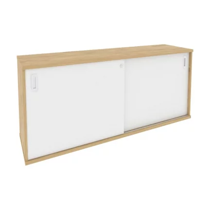 Шкаф-купе приставной / опорный ONIX O.SHKO-3.8 Тиквуд Светлый/Белый_0