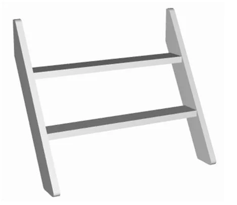 Лестница к кроватям 1600*800 RooRoom VK-101р Розовая_0