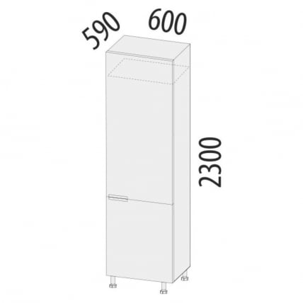 Пенал под встраиваемый холодильник (лев/прав) Дакота 103.77_4