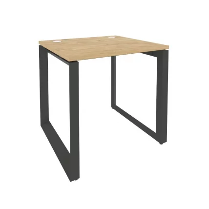 Стол рабочий на О-образном м/к ONIX O.MO-SP-0.7 Тиквуд Светлый/Антрацит_0
