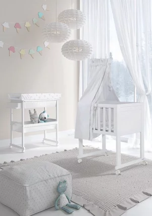 Колыбель Micuna Spring с текстилем МО-1783 white_3