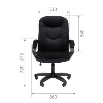 Кресло руководителя Chairman 668 LT Черный_5