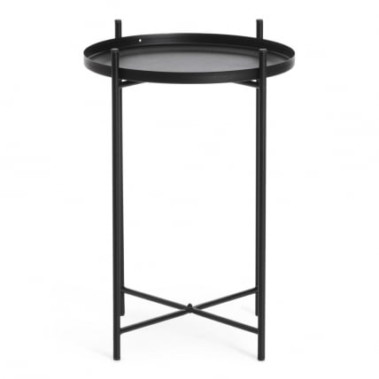 Столик журнальный TAVETT / 1 шт. в упаковке металл, 37,6*37,6*52 см, черный_3