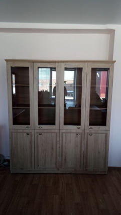 Двери рамочные стеклянные RGFD 42-2 Дуб Девон_1