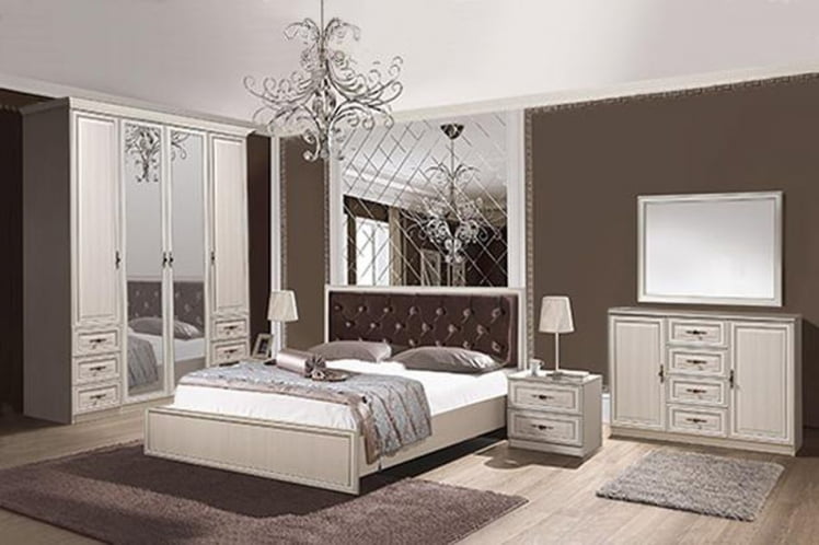 Дверь с зеркалом Габриэлла 05 Аруша венге_1