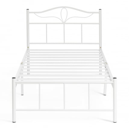 Кровать LUCY (mod. 9305) металл, 90*200 см (Single bed), White (белый)_2