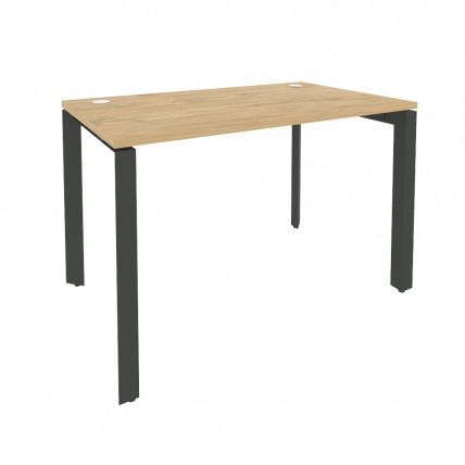 Стол рабочий на П-образном м/к ONIX O.MP-SP-2.7 Тиквуд Светлый/Антрацит_0