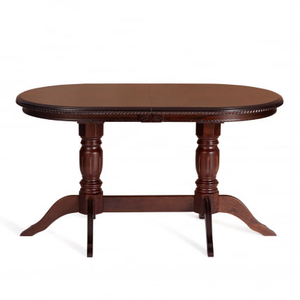 Стол COPPOLA бук, мдф, 140+40x80x77см, Tobacco, узор прямой_2