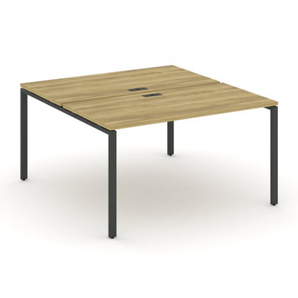 Рабочая станция двухсторонняя на 2 места CONCEPT CN.DRS-001 Дуб Винченцо Антрацит_0