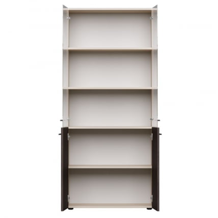 Шкаф комбинированный со стеклом Everprof EVO 254Н004 Дуб Пасадена Кашемир_1