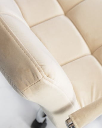 Офисное кресло для персонала DOBRIN TERRY (бежевый велюр (MJ9-10)) 2 шт_7