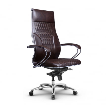 Кресло руководителя Metta L 1c 44B/K Комплект 1 Коричневое_0